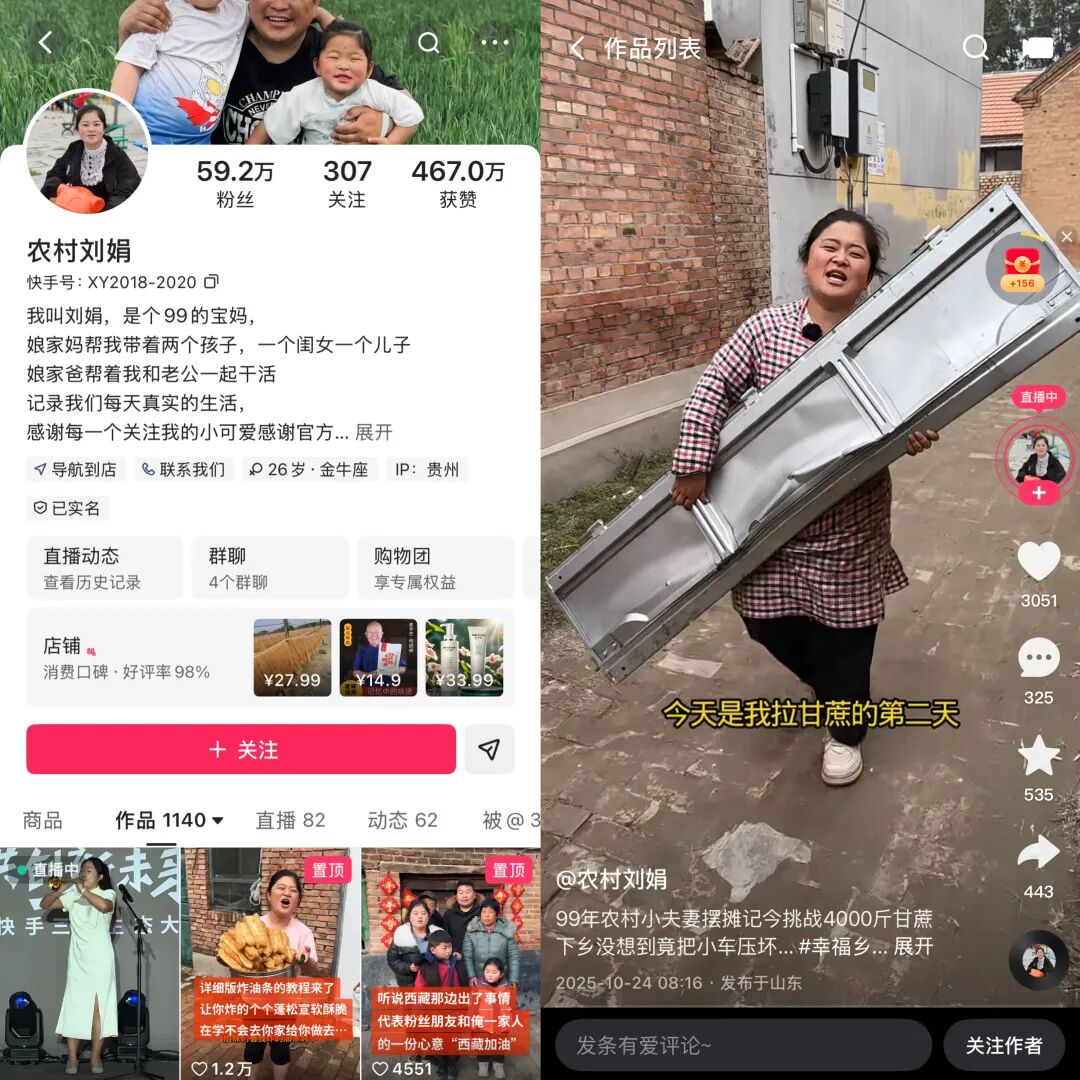 快手三农创作者生态_快手达人需要多少粉丝_西北刀客公益护农案例