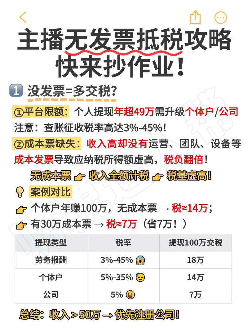 头部主播缴税指南：单打独斗、工作室、平台签约，如何对号入座？