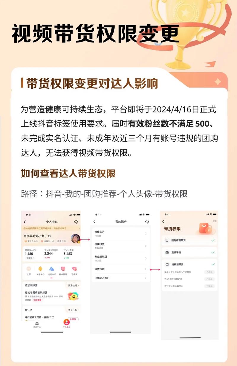 小红书带货权限开通全攻略：3步搞定实名认证、粉丝量与店铺绑定
